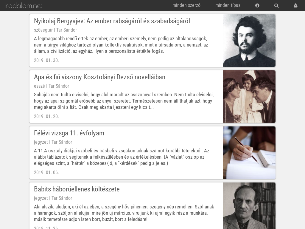 Irodalom.net