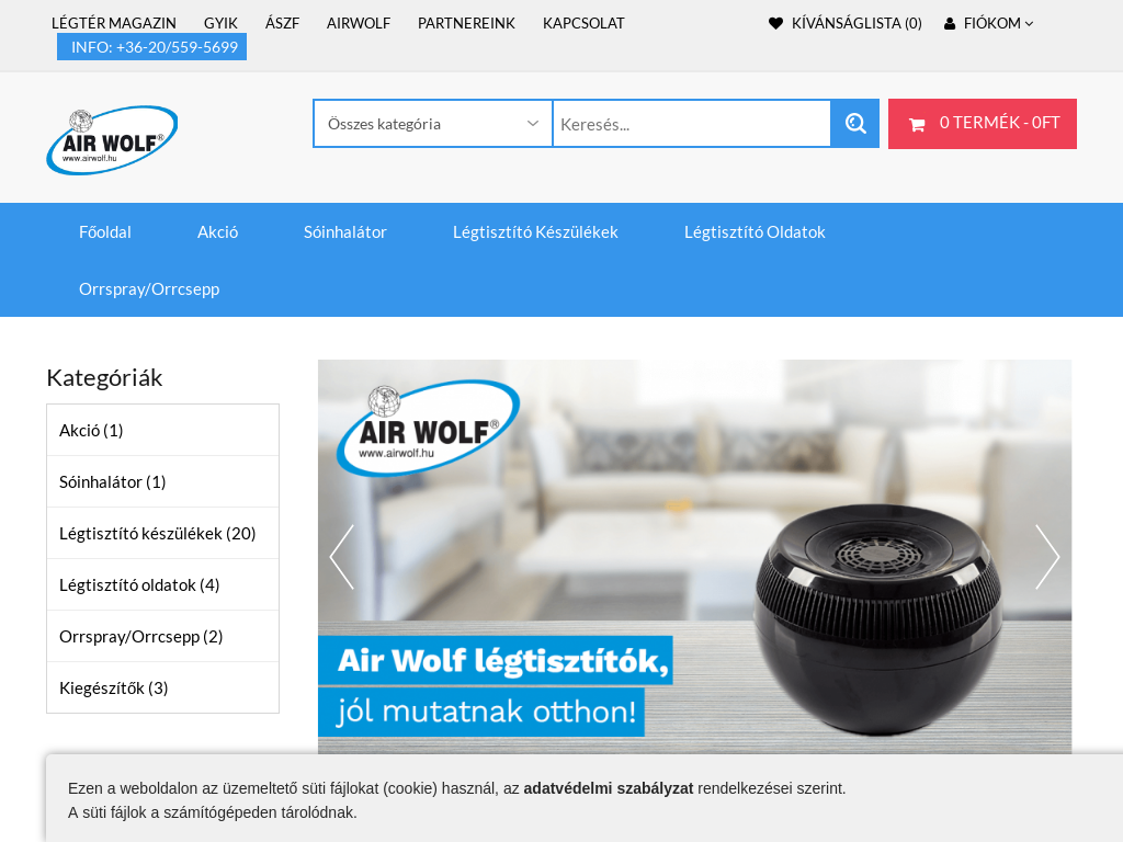 Air Wolf légtisztítók