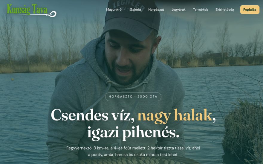 Kunság Tava horgász oldal